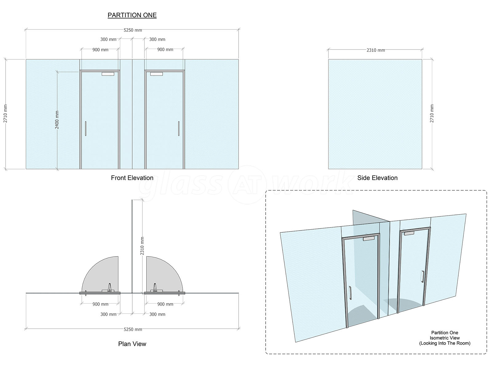 Glass Partitions at Unloc (Portsmouth, Hampshire): Side-by-side ...