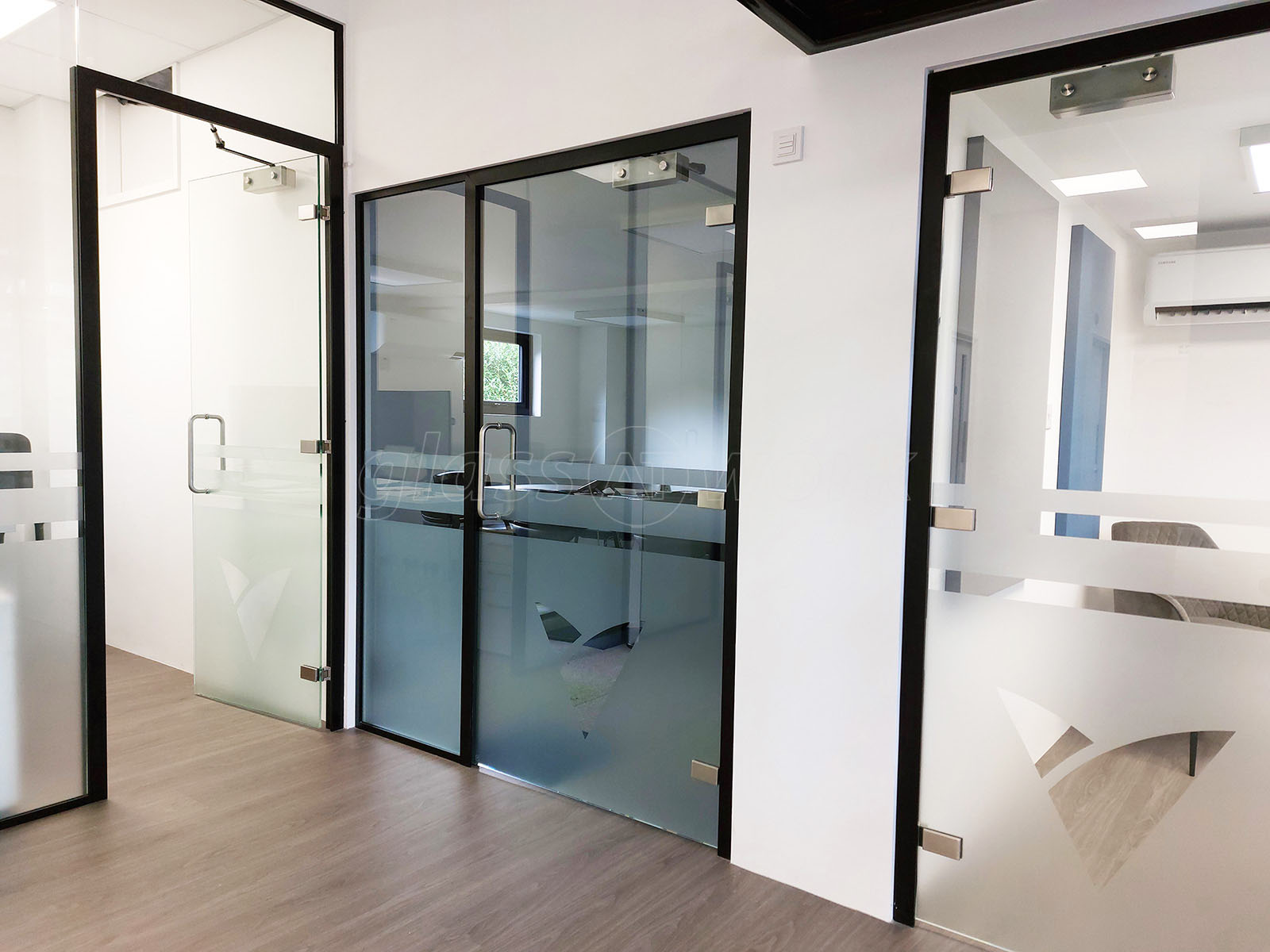 Glass Partitions at Valley Projects (Fernhurst, Surrey): Glass Office ...