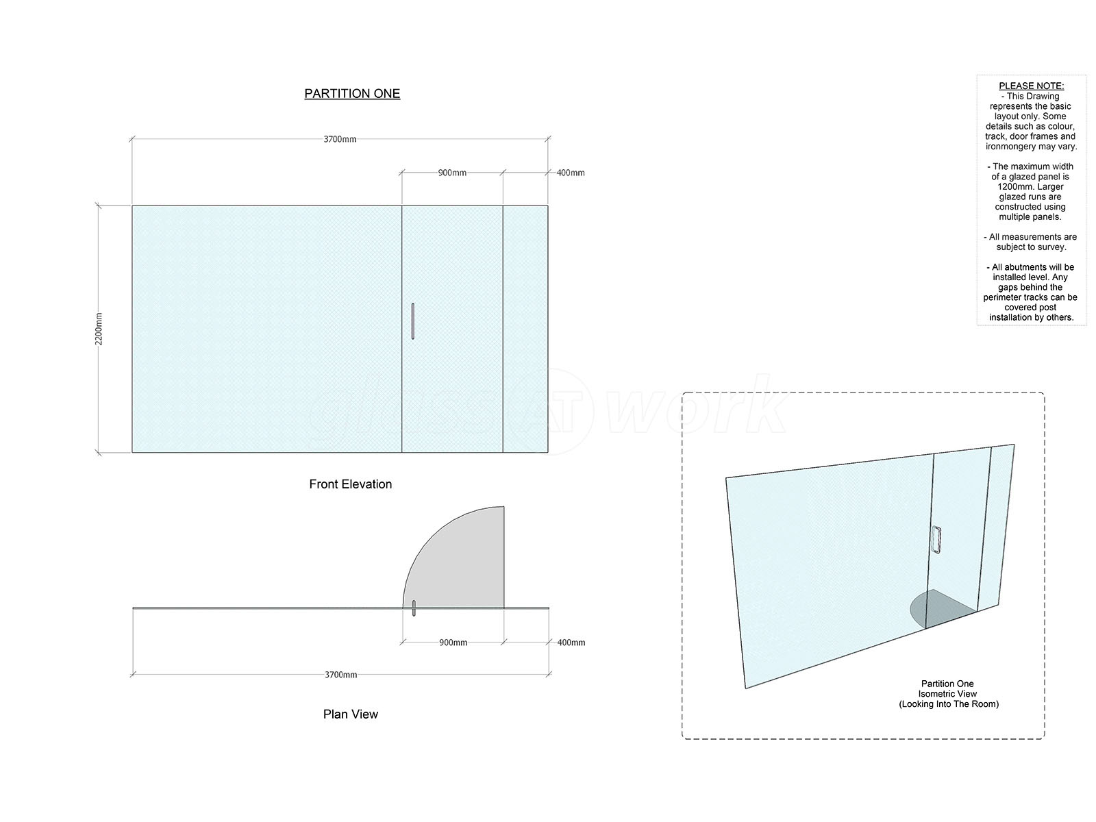 Glass Partitioning at Domestic Property (Newhaven, East Sussex ...