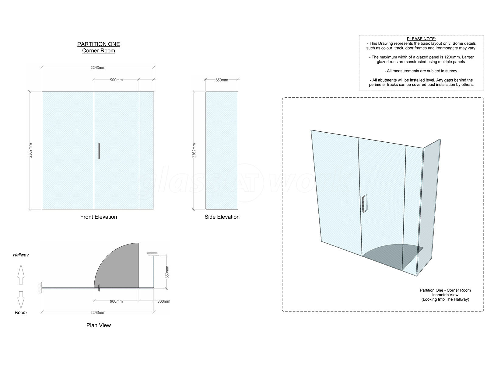 Glass Partitioning at FM Family Law (Cambridge): Interior Glass Office ...