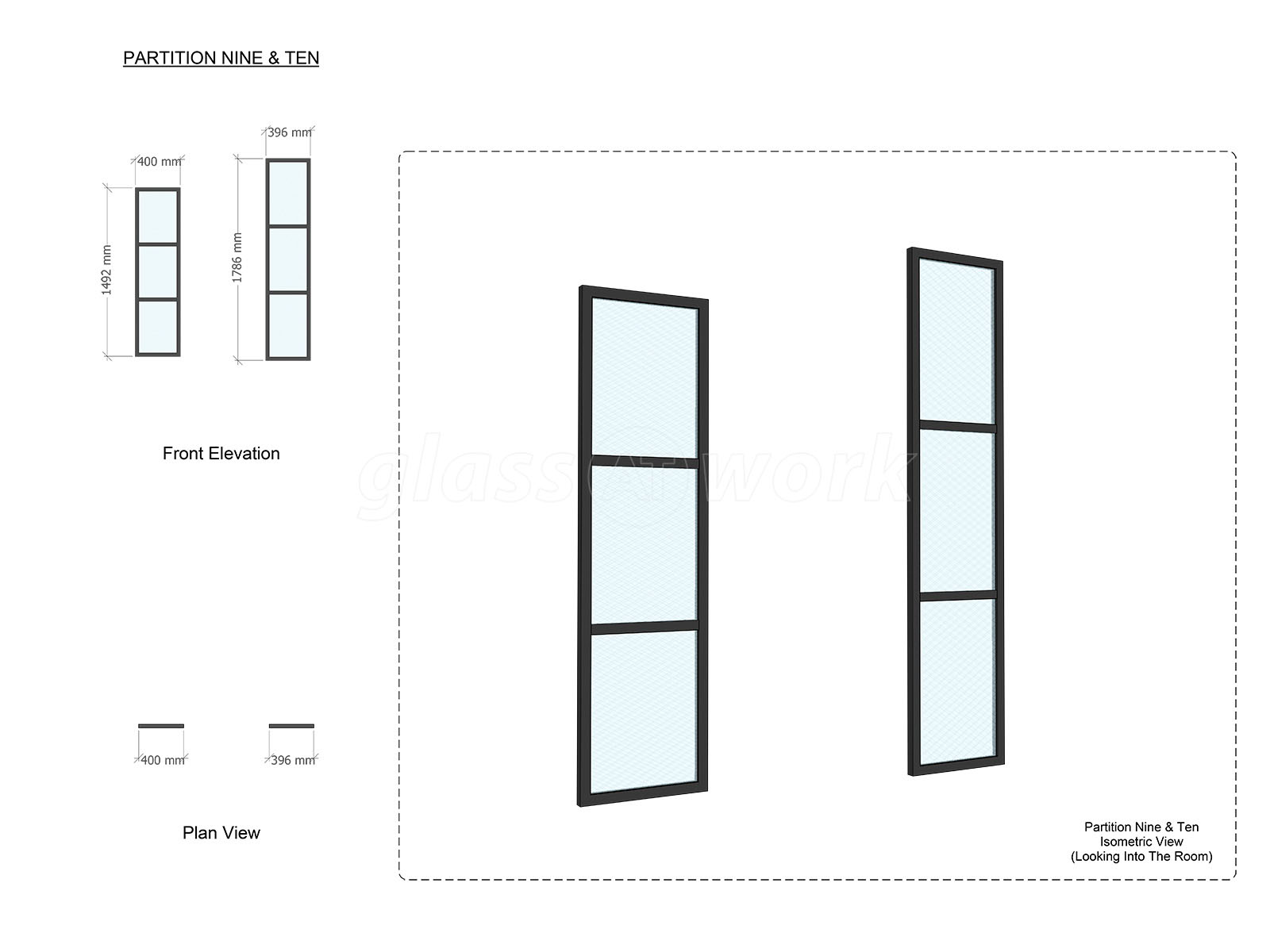 Glass Partitions at Kent Commercial Kitchens (Ashford, Kent): T-Bar ...